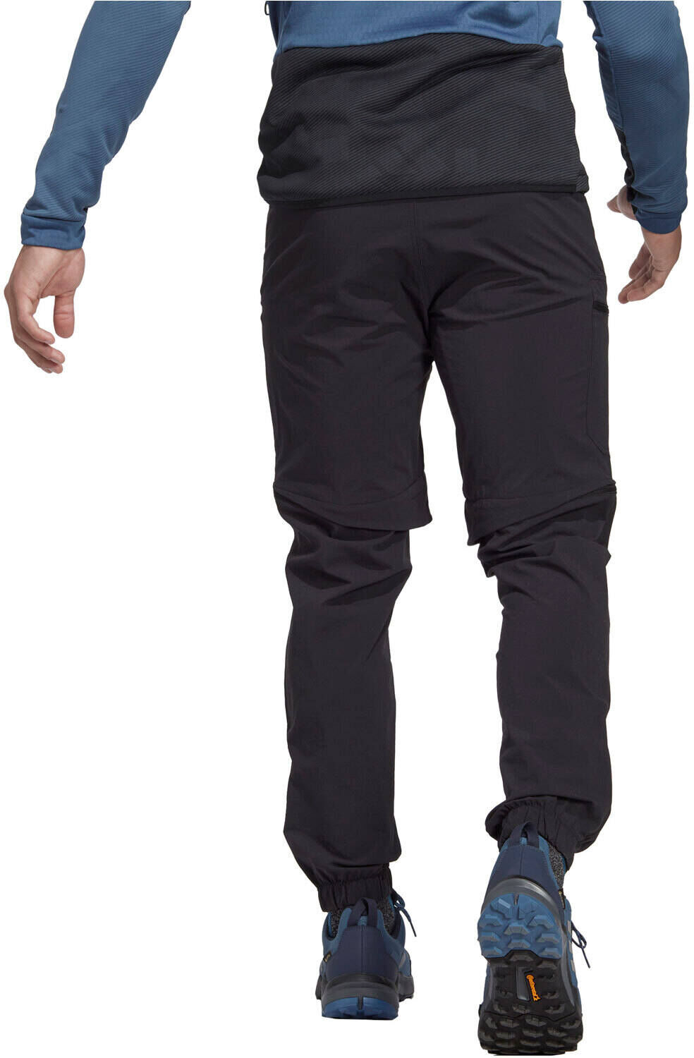 Adidas terrex utilitas hiking zip-off pantalón montaña hombre Negro (XS)