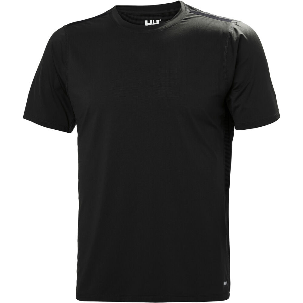 Helly Hansen techail camiseta montaña manga corta hombre Negro (XL)