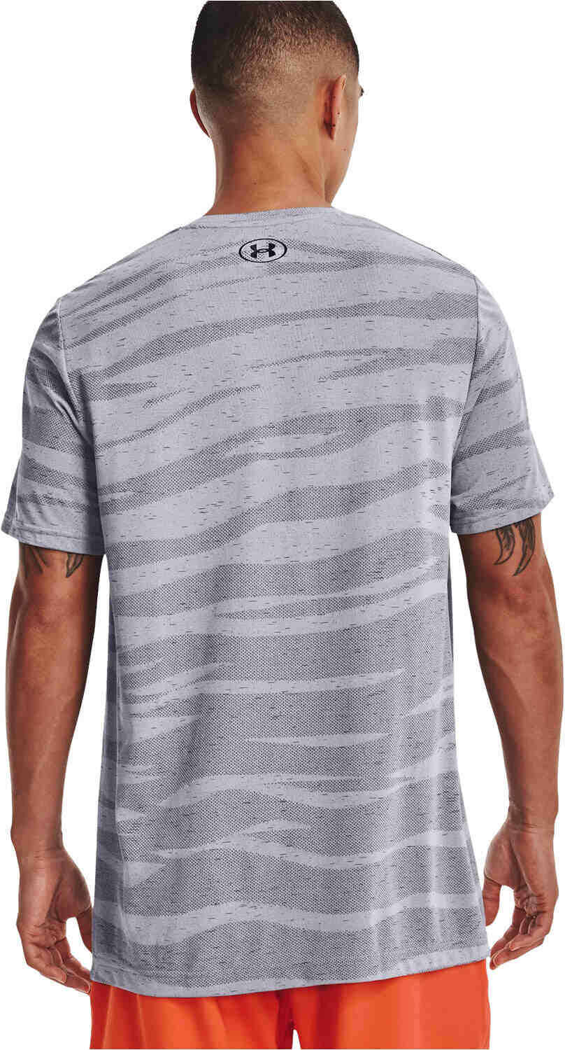 Under Armour seamless wave camiseta fitness hombre Gris (L)