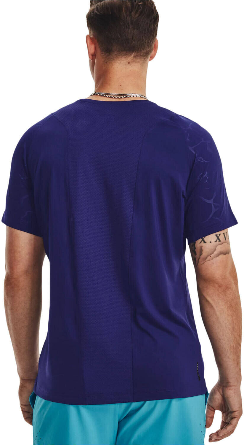 Under Armour rush emboss camiseta fitness hombre Azul (XL)