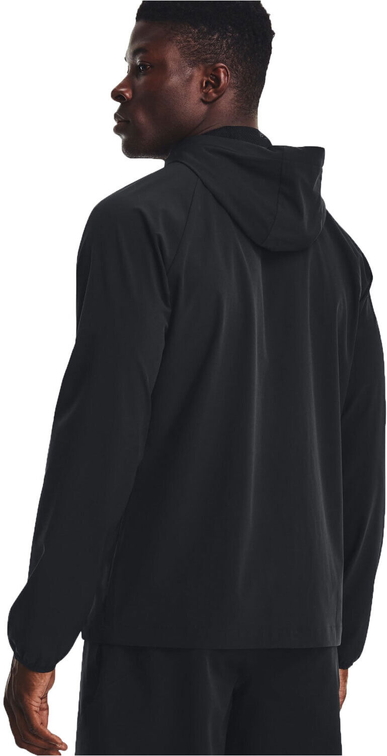 Under Armour stretch woven sudaderas deportivas hombre Negro (L)