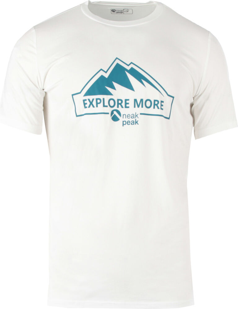 Neak Peak almos camiseta montaña manga corta hombre Blanco (XXL)