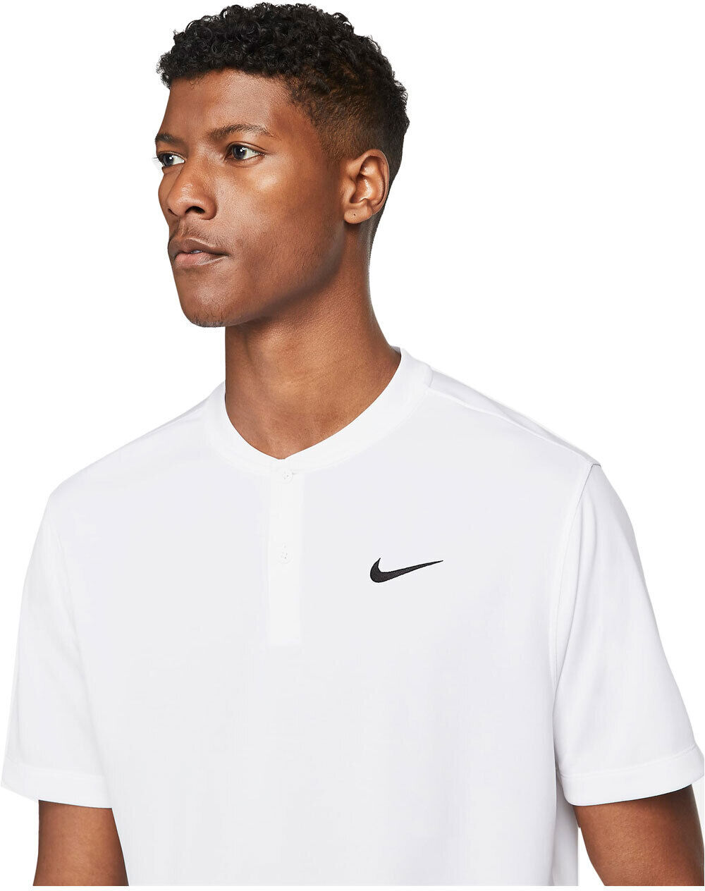 Nike dri-fit blade solid camiseta tenis manga corta hombre Blanco (M)