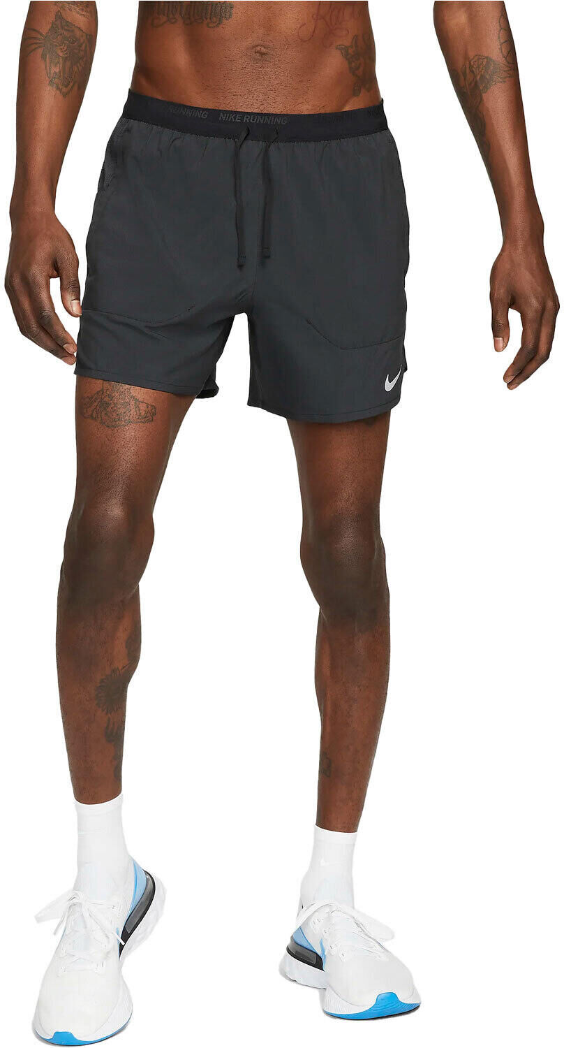 Nike dri-fit stride 5in pantaloneta técnica hombre Negro (L)