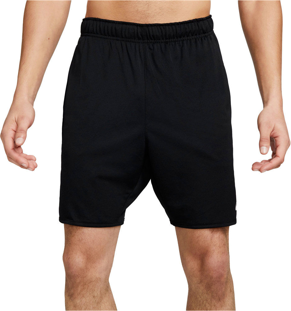 Nike dri-fit totality knit 7in pantalón corto fitness hombre Negro (S)