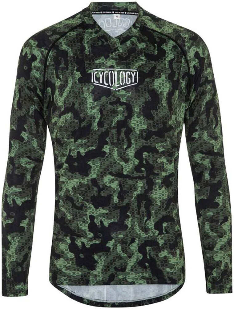 Cycology dept of dirt maillot manga larga hombre Verde (L)