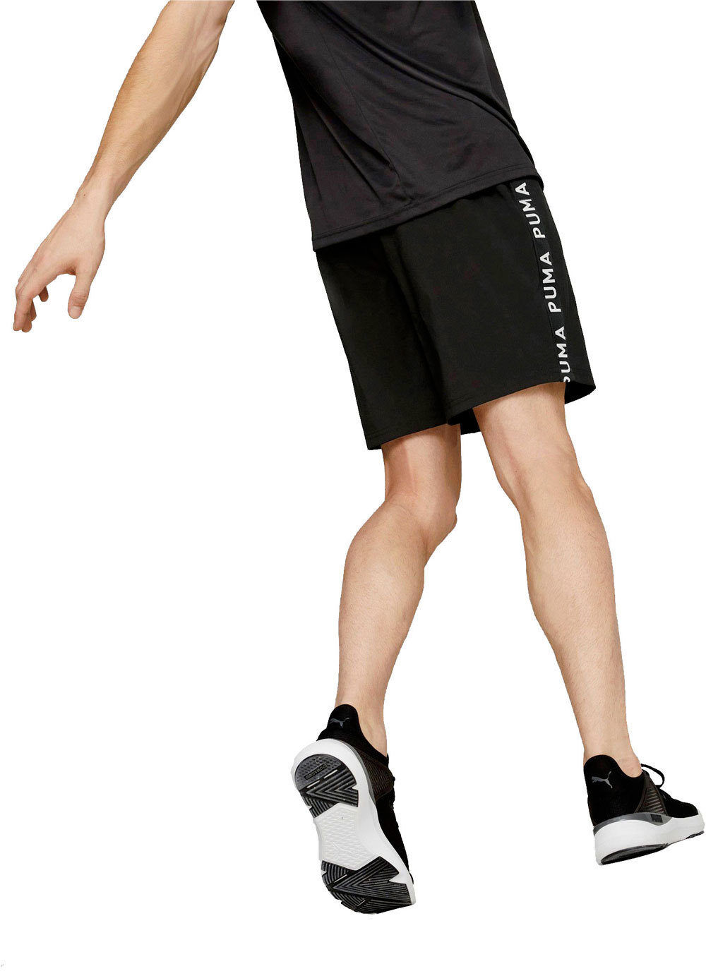 Puma fit 7 taped woven pantalón corto fitness hombre Negro (L)