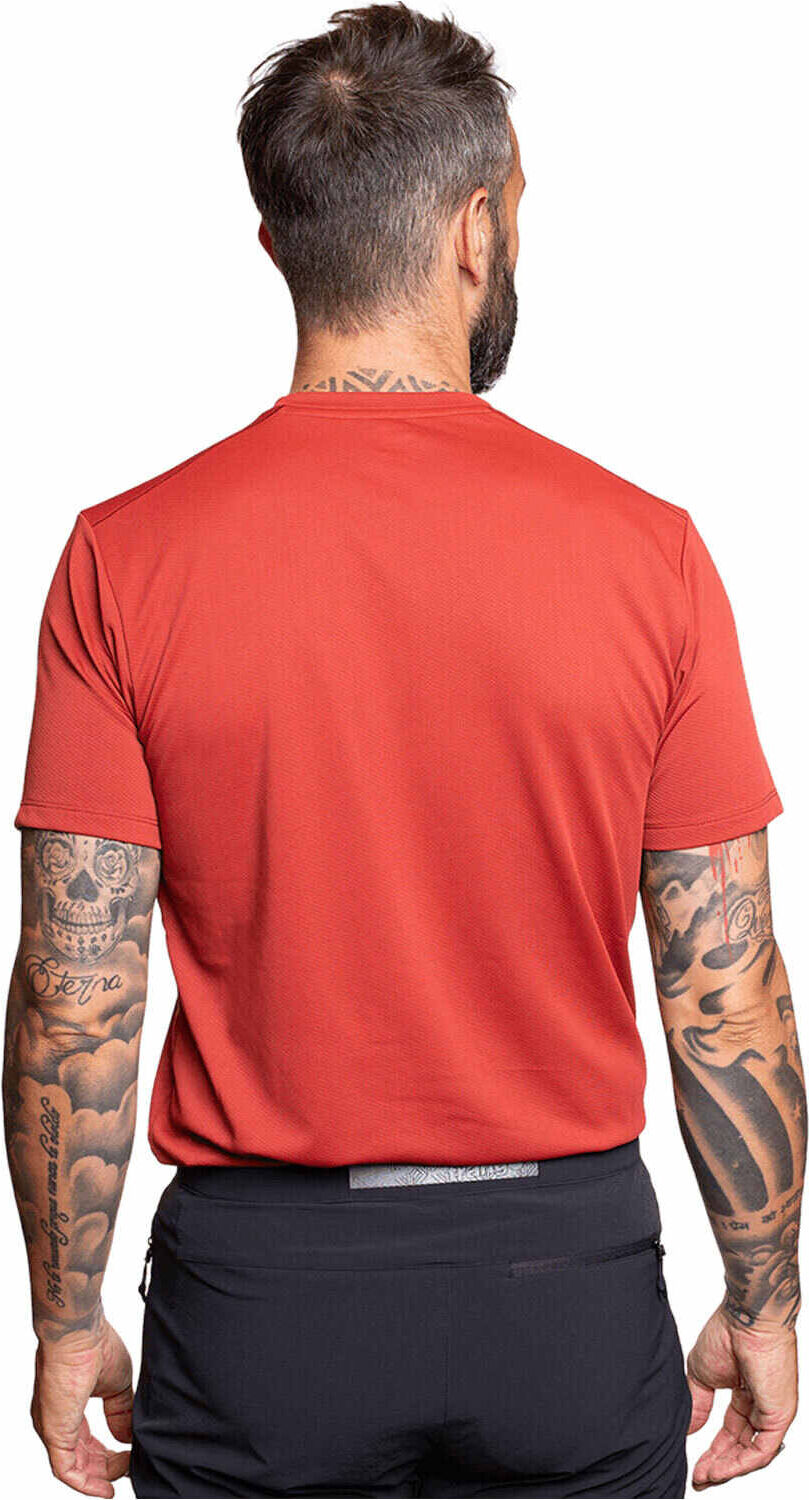 Trango ovre camiseta montaña manga corta hombre Rojo (M)