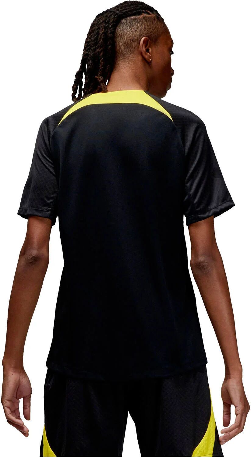 Nike psg 23 dri-fit strike jordan camiseta de fútbol oficiales Negro (XL)