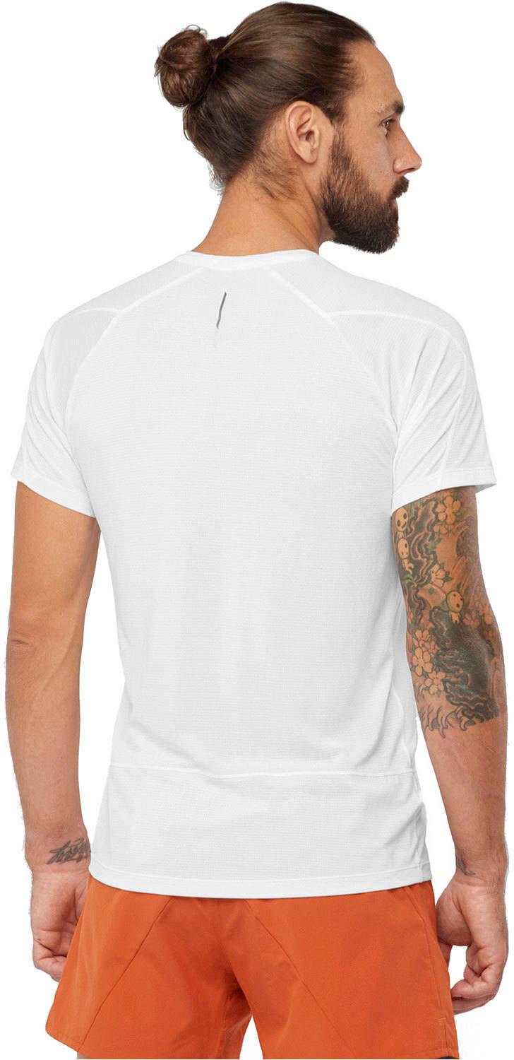 Salomon cross run camisetas trail running manga corta hombre Blanco (XXL)