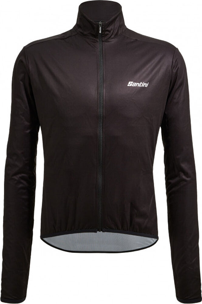 Santini nebula chaqueta impermeable ciclismo hombre Negro (M)