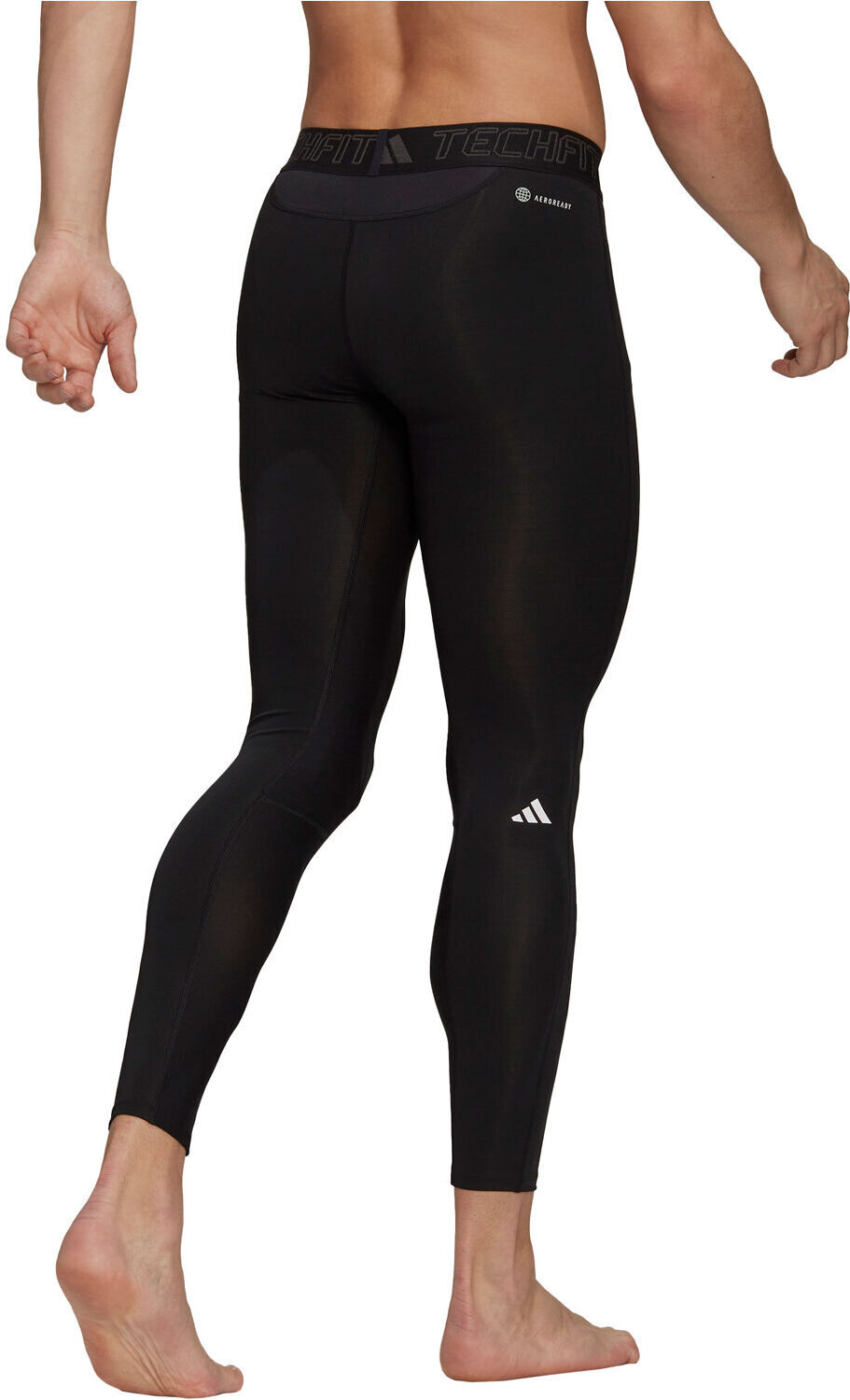 Adidas techfit aeroready training largas mallas largas fitness hombre Negro (XS)