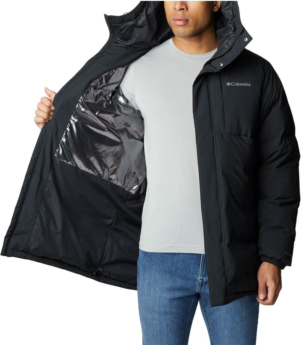 Columbia aldercrest down chaqueta outdoor hombre Negro (XL)