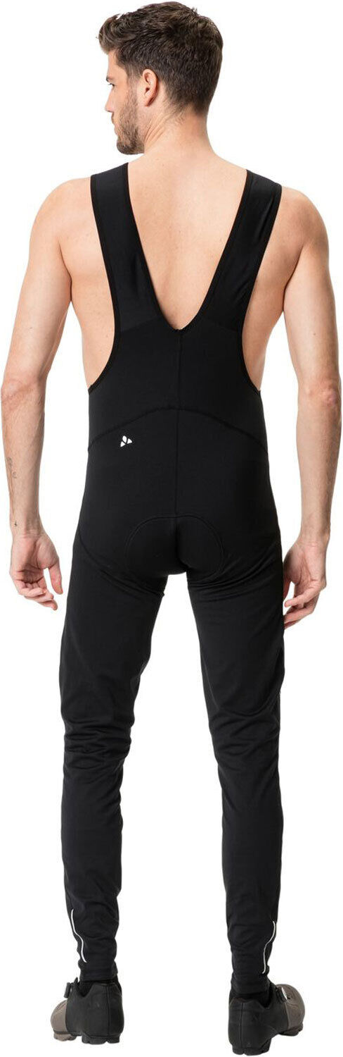 Vaude matera warm bib tights culotte largo hombre Negro (L)