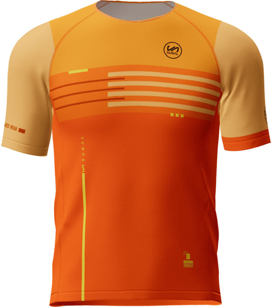 Sural xenn camiseta técnica manga corta hombre Naranja (M)