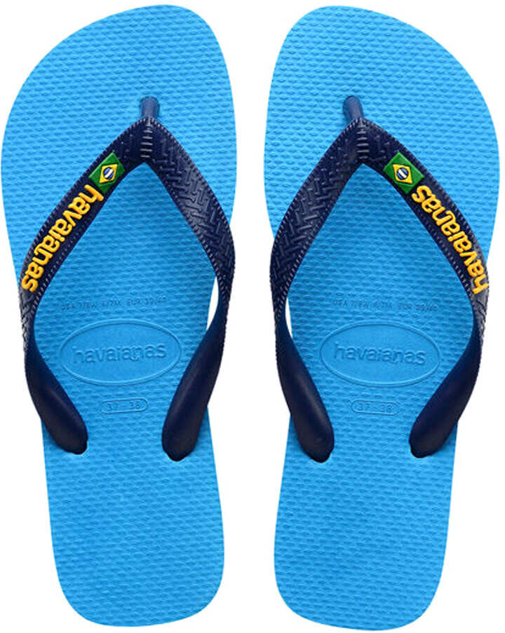 Havaianas brasil logo chanclas hombre Azul (3940)