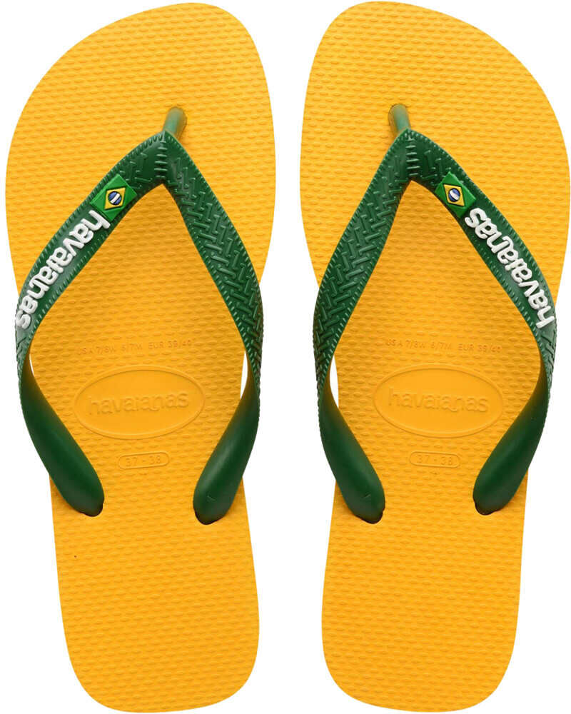 Havaianas brasil chanclas hombre Amarillo (4344)