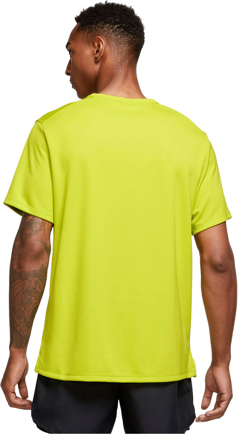 Nike dri-fit uv miler camiseta técnica manga corta hombre Verde (M)