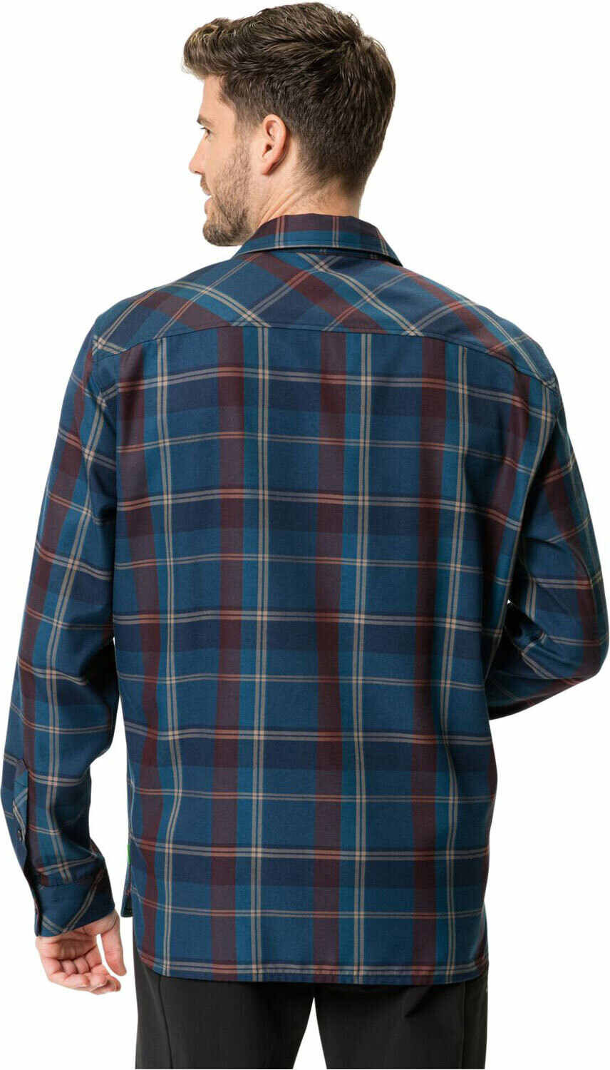 Vaude neshan ls shirt iv camisa montaña manga larga hombre Azul (S)