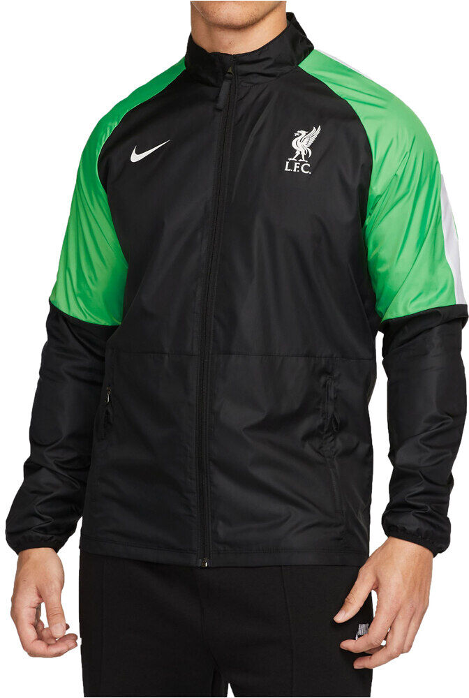 Nike liverpool 24 repel academy sudadera entrenamiento fútbol Negro (L)