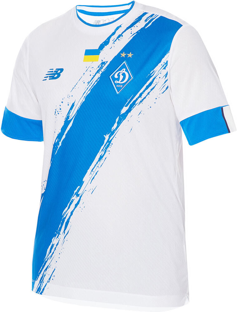 New Balance fc dynamo kyiv home short sleeve camiseta de fútbol oficiales Negro (M)