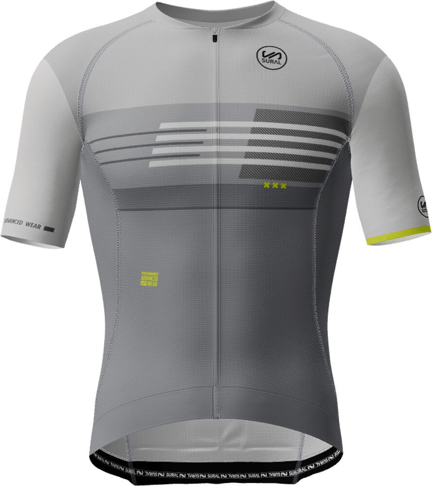 Sural maillot  ciclismo trophy pro maillot manga corta hombre Gris (L)