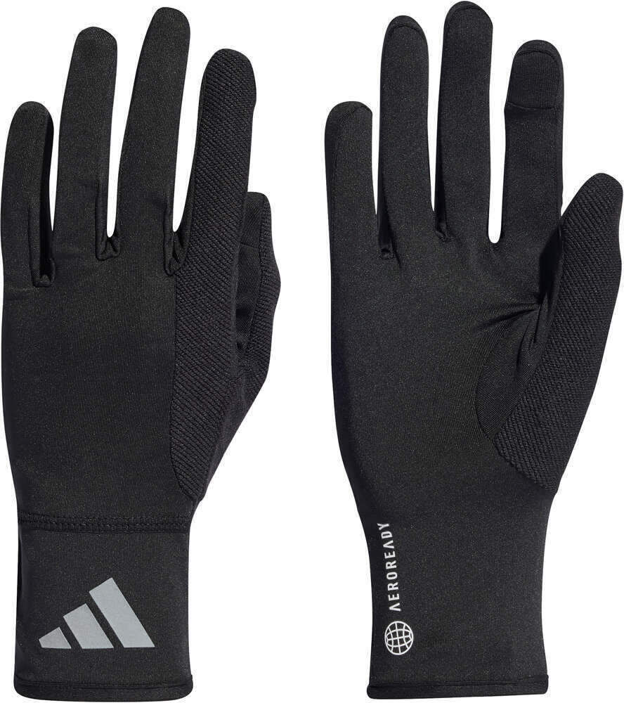 Adidas aeroready guantes running Negro (XL)