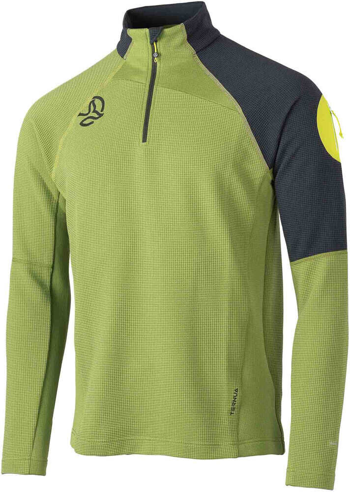 Ternua lemik 1/2 zip forro polar hombre Verde (XXL)