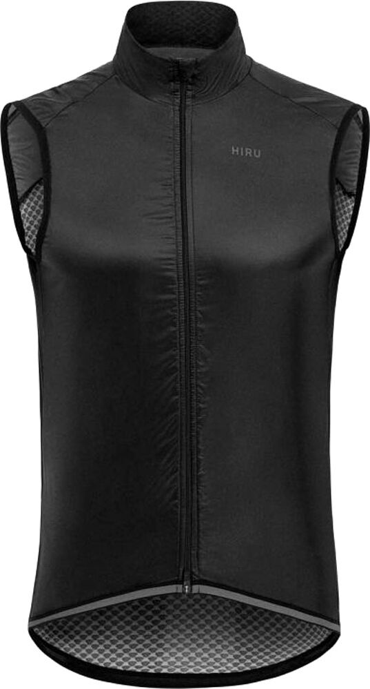 Hiru core windbraker chaleco ciclismo hombre Negro (XS)