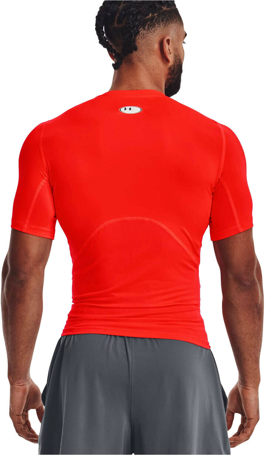 Under Armour heatgear camiseta fitness hombre Rojo (S)