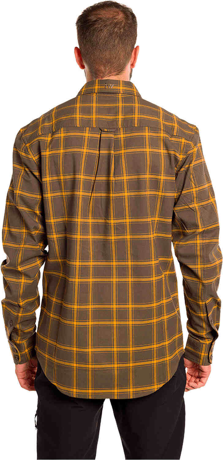 Trango zernez camisa montaña manga larga hombre Verde (M)