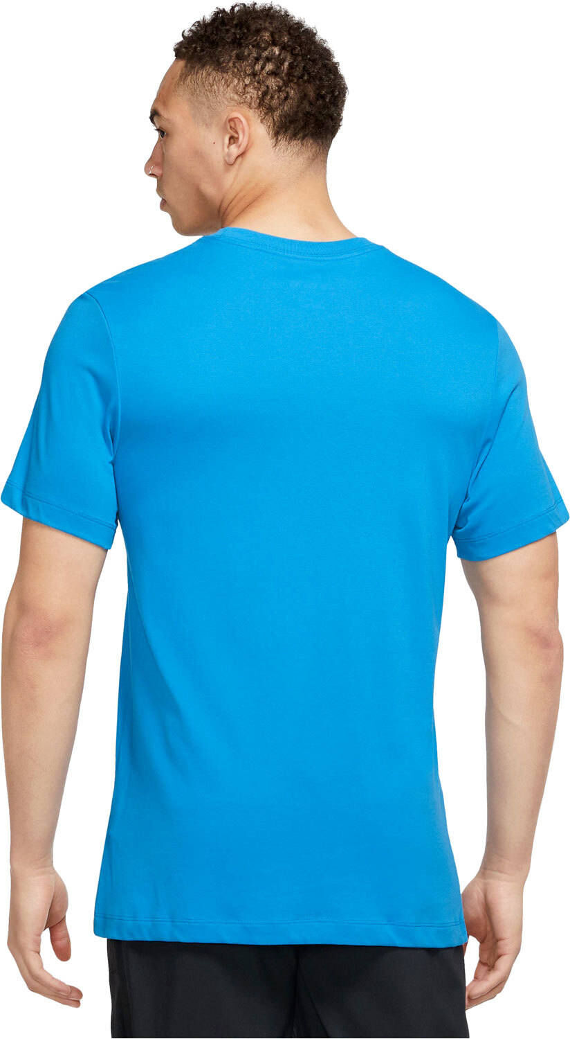 Nike dri-fit run trail camisetas trail running manga corta hombre Azul (M)