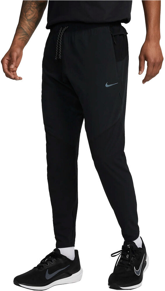 Nike dri-fit division phenom malla larga running hombre Negro (L)