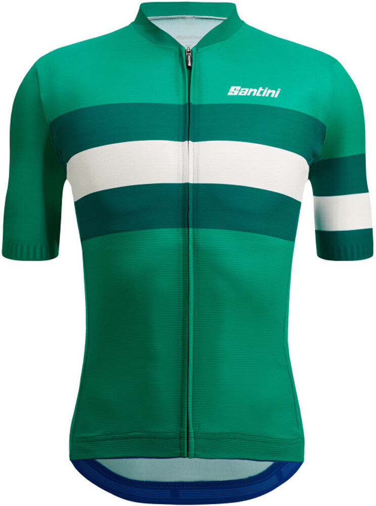 Santini eco sleek bengal maillot manga corta hombre Verde