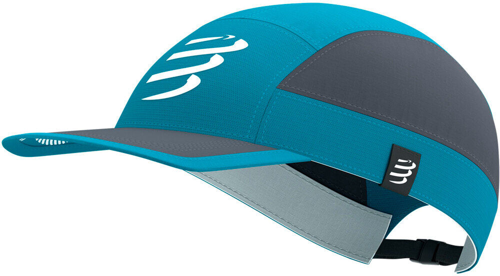 Compressport 5 panel light gorra running Azul (UNICA)