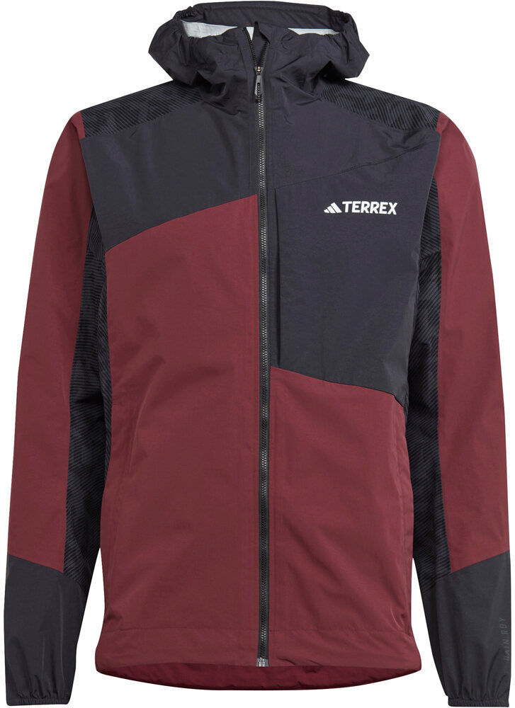 Adidas terrex xperior hybrid rainrdy chaqueta impermeable hombre Granate (M)