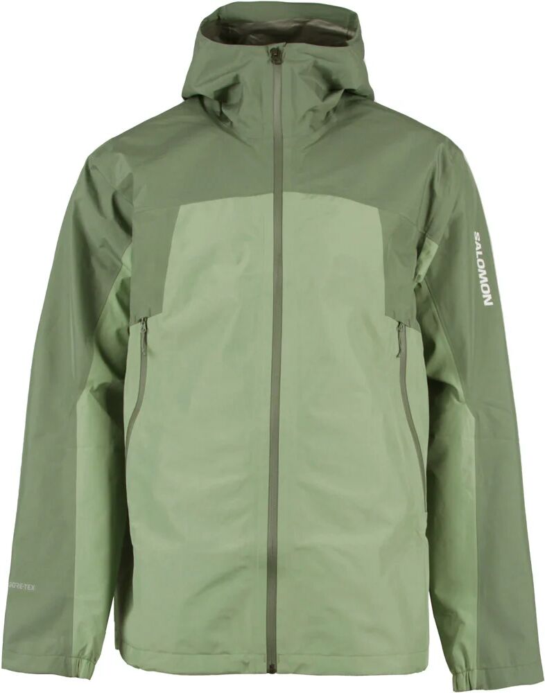 Salomon outline gore-tex  25 layers chaqueta impermeable hombre Verde (M)