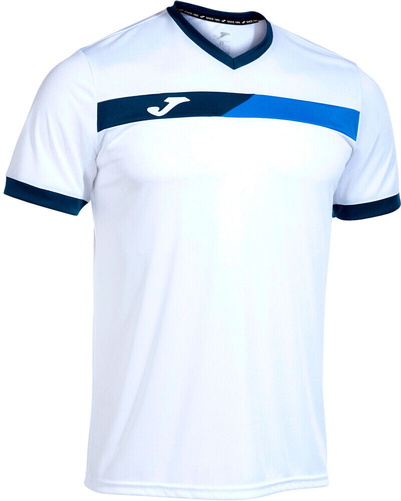 Joma court camiseta tenis manga corta hombre Blanco (XL)