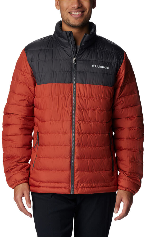 Columbia powder lite chaqueta outdoor hombre Rojo (L)