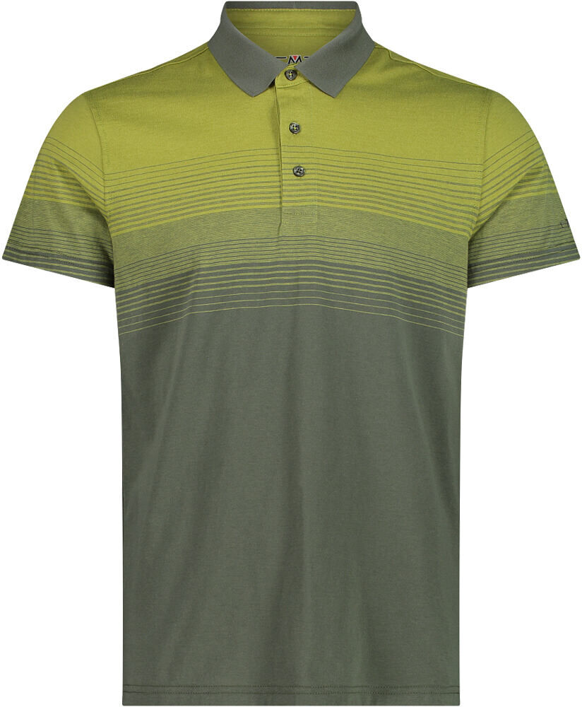 Cmp man polo camiseta montaña manga corta hombre Verde (54)