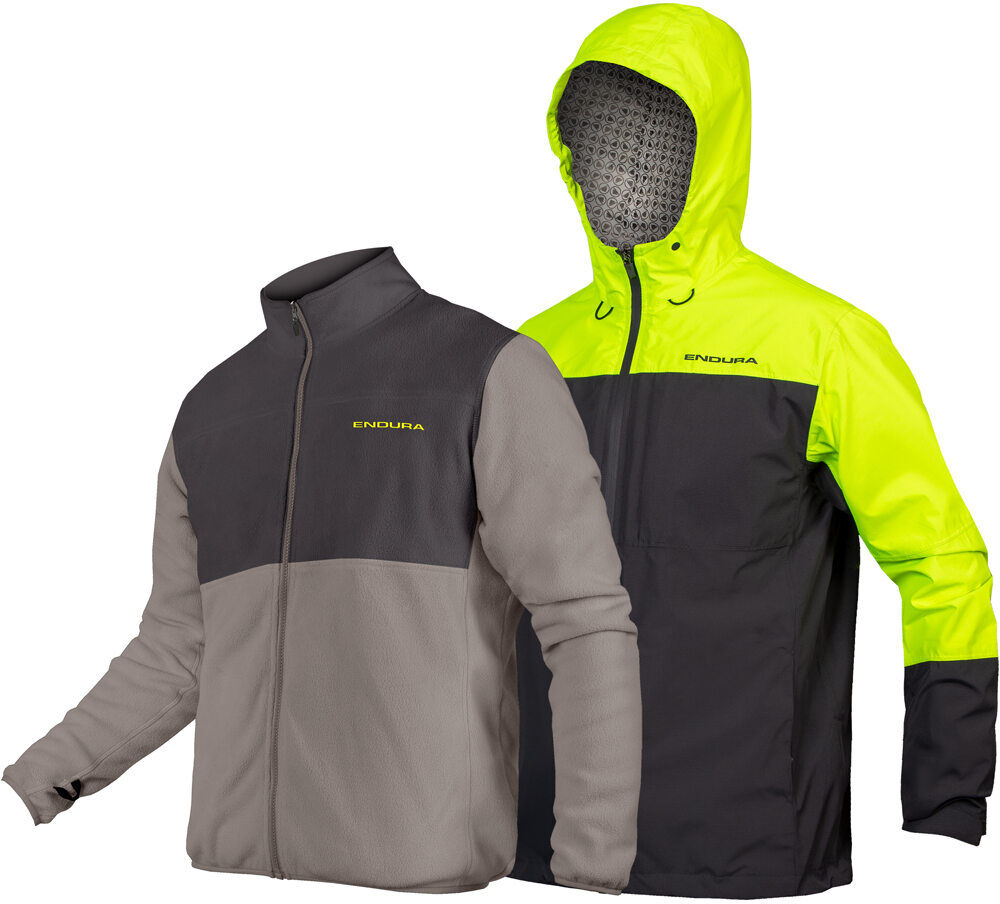 Endura hummvee 3-in-1 cortavientos ciclismo hombre Amarillo (M)