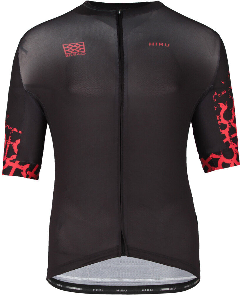 Hiru core bilbao maillot manga corta hombre Negro (S)