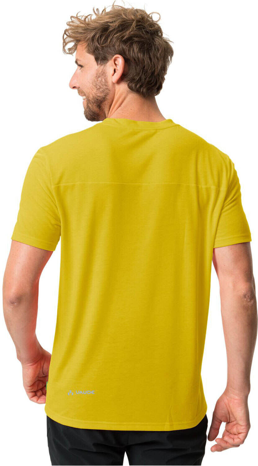 Vaude tekoa iii camiseta montaña manga corta hombre Amarillo (XL)