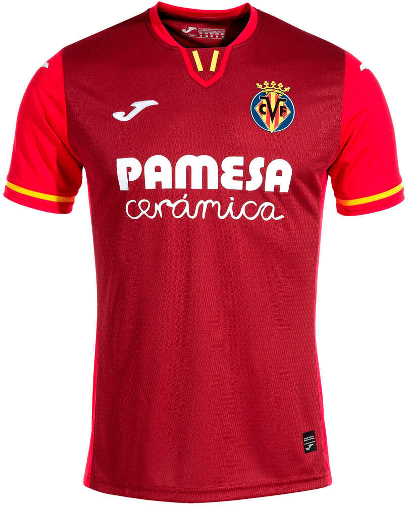 Joma villareal segunda equipacion 23/24 camiseta de fútbol oficiales Rojo (M)