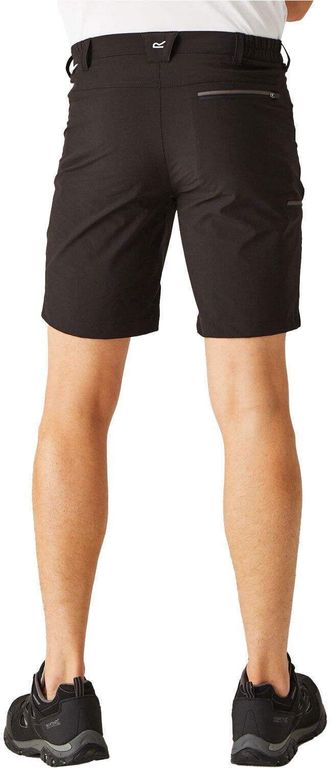 Regatta xert stretch iii pantalón corto montaña hombre Negro (M)