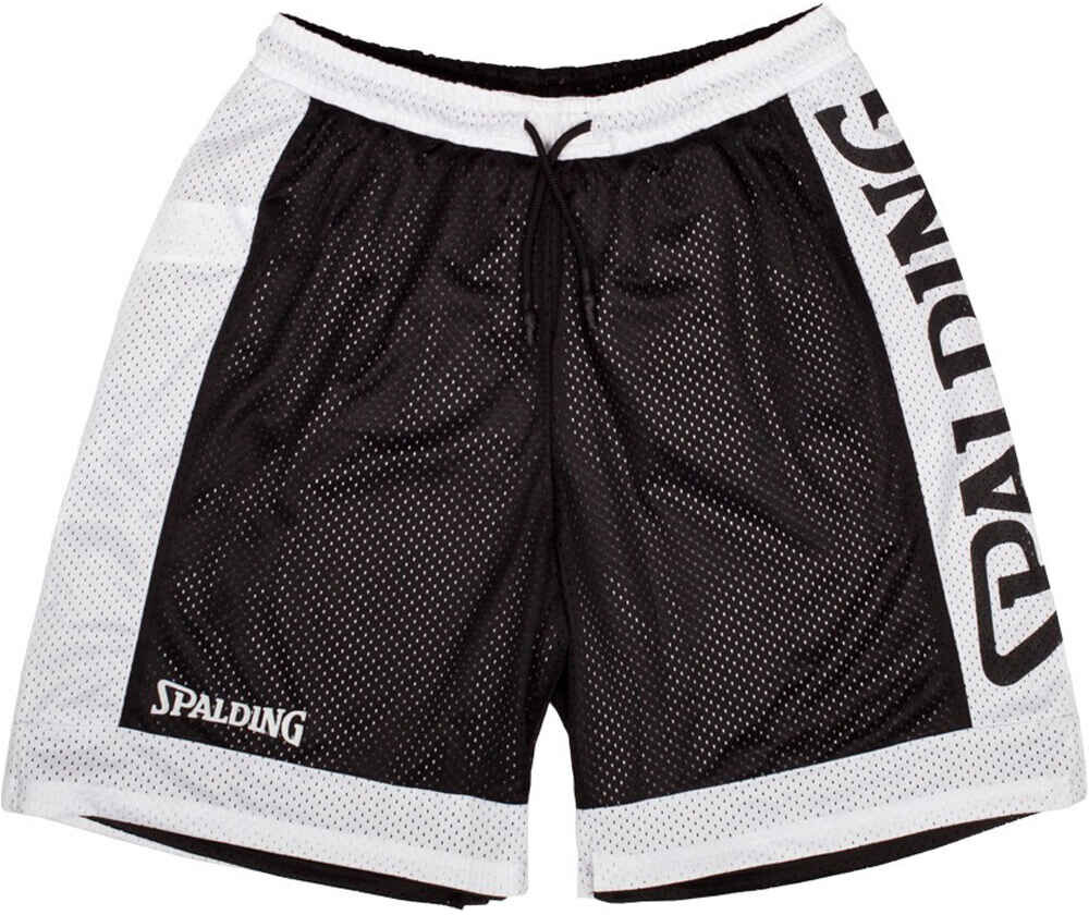 Spalding reversible pantalón baloncesto Negro (XXL)