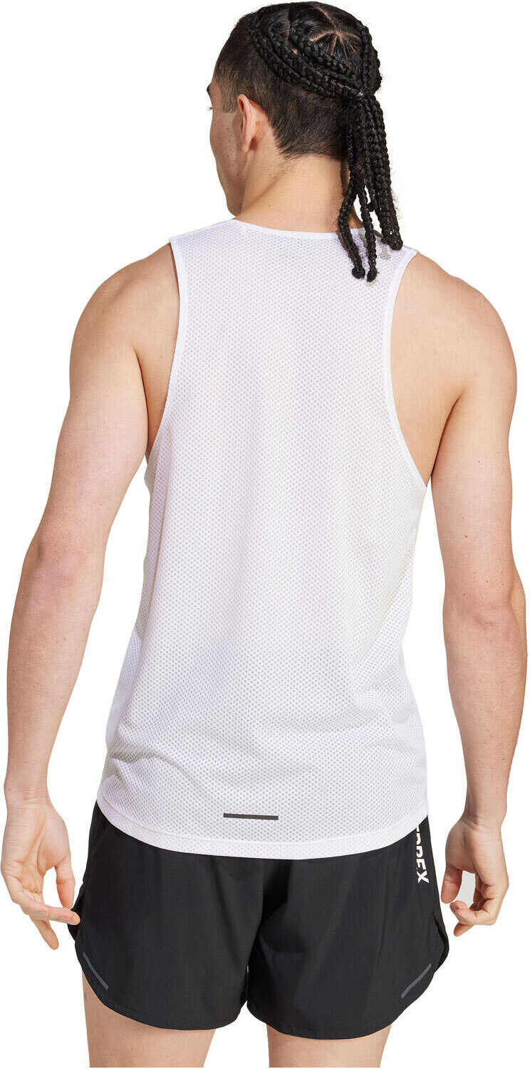 Adidas terrex xperior singlet camisetas trail running tirantes hombre Blanco (L)