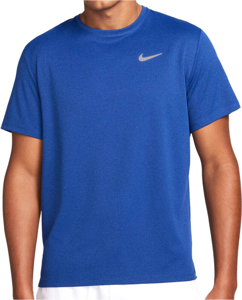 Nike dri-fit uv miler camiseta técnica manga corta hombre Azul (M)