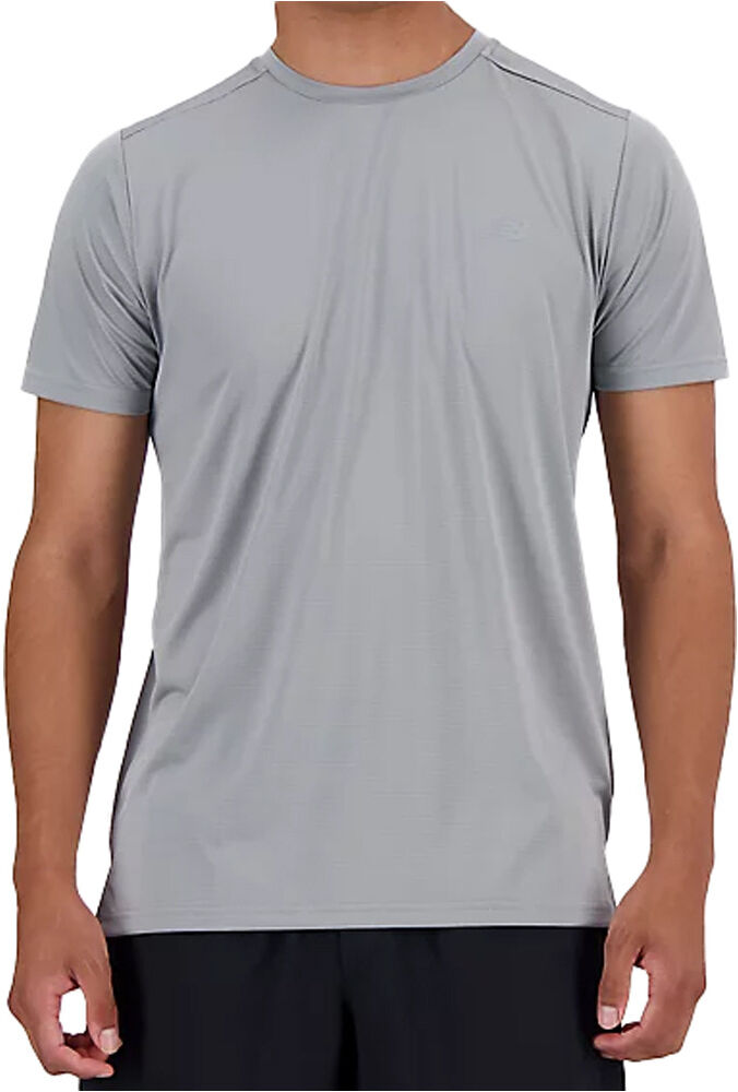 New Balance run camiseta técnica manga corta hombre Gris (L)