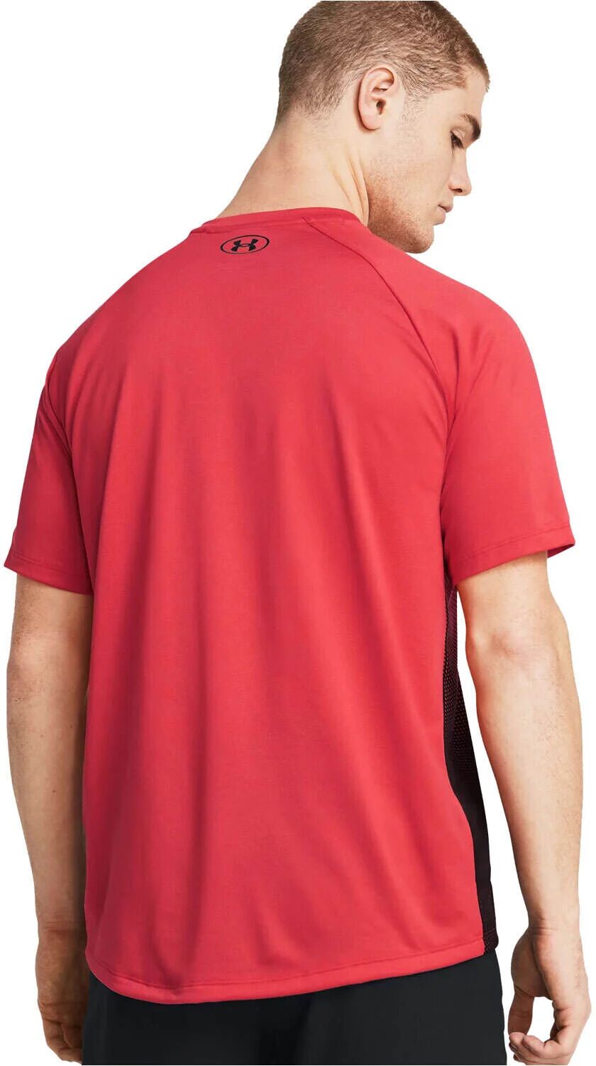 Under Armour tech fade camiseta fitness hombre Rojo (S)